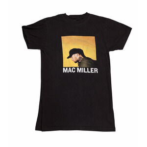 Mac Miller Graphic T Shirt Black Album Rap Hip Hop Tee Mens Small